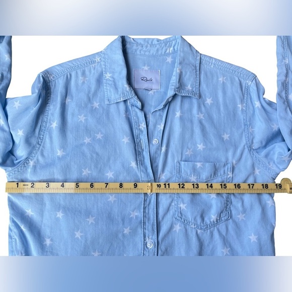 Rails Ingrid Button Down Shirt Top Light Vintage Stars – Size Small – Sold Out - Picture 16 of 16